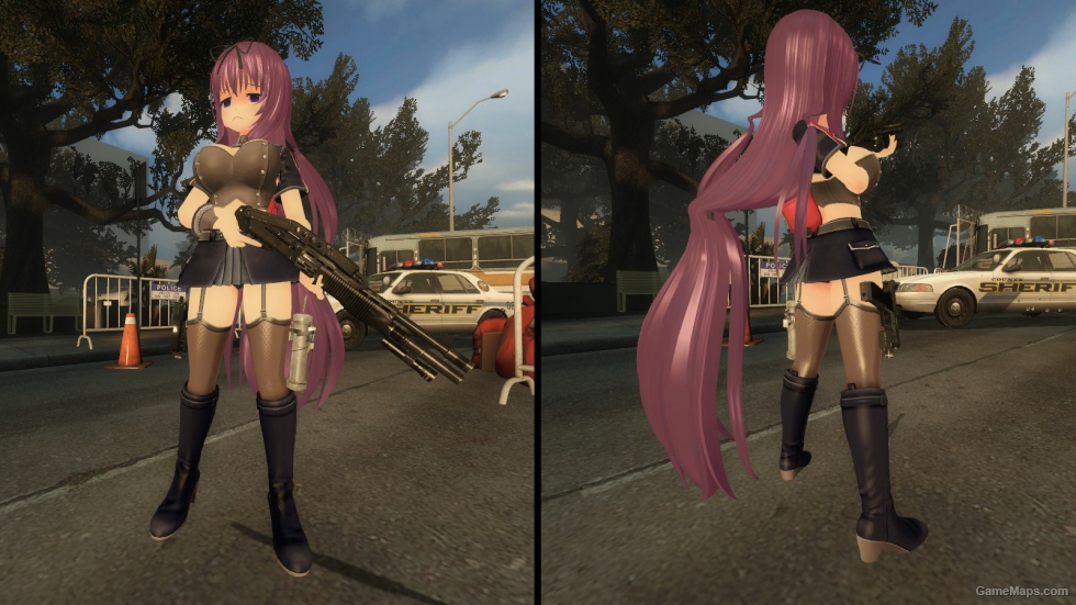 Senran Kagura - Murasaki (Military) - Rochelle