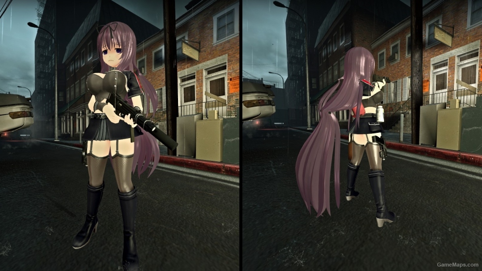 Senran Kagura - Murasaki (Military) - Zoey