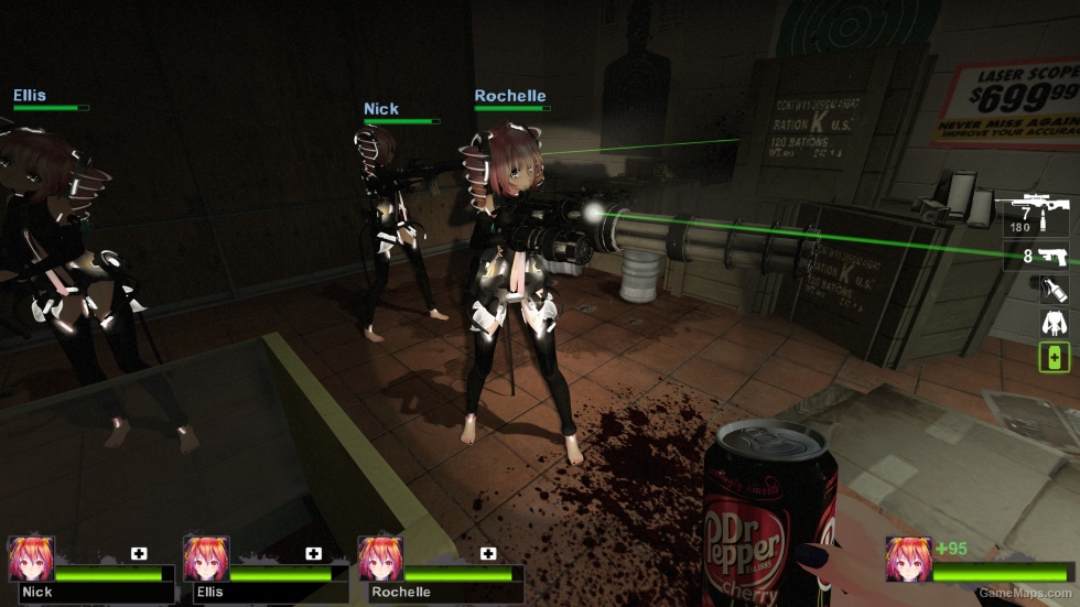 Serious Sam 3 XM214-A Minigun (AK47)