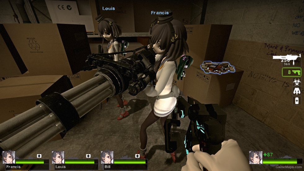 Serious Sam 3 XM214-A Minigun (AK47)