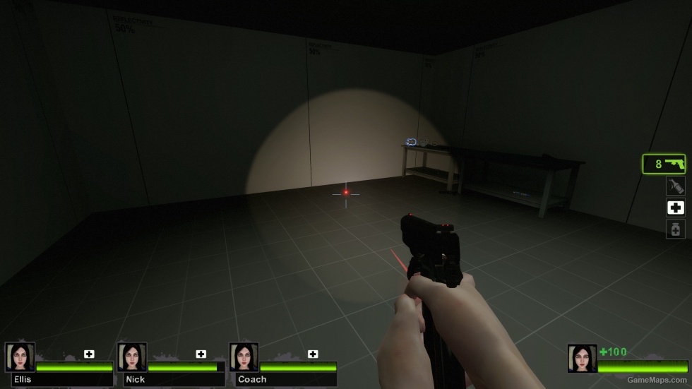 Setesh (long slide) laser on Ver (Magnum Pistol)