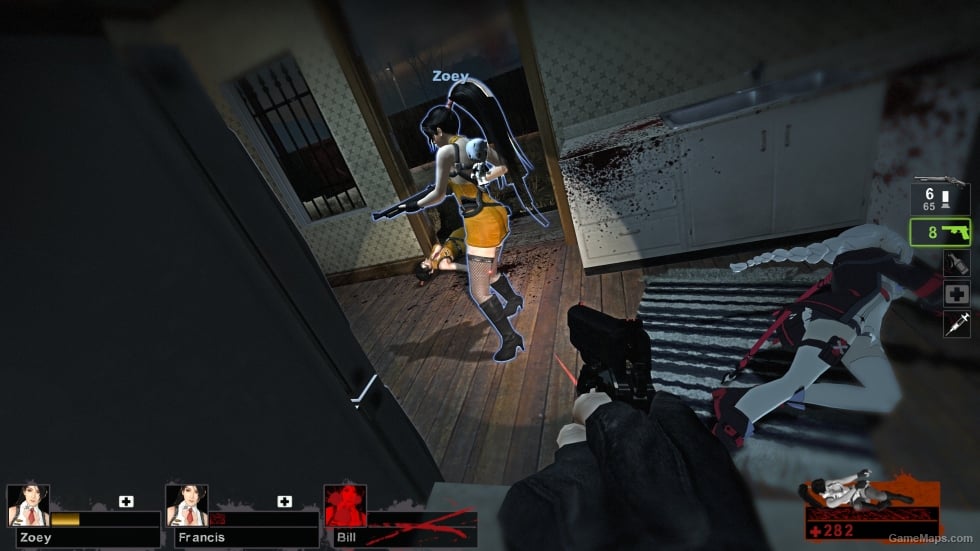 Setesh (long slide) laser on Ver (Magnum Pistol)