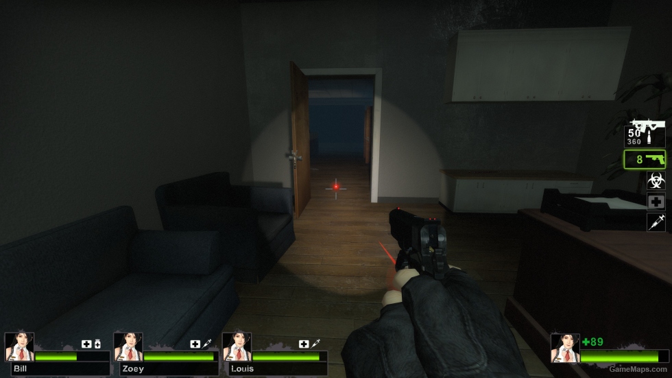 Setesh (long slide) laser on Ver (Magnum Pistol)