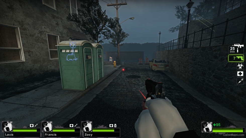 Setesh (standard) laser on Ver (Magnum Pistol)
