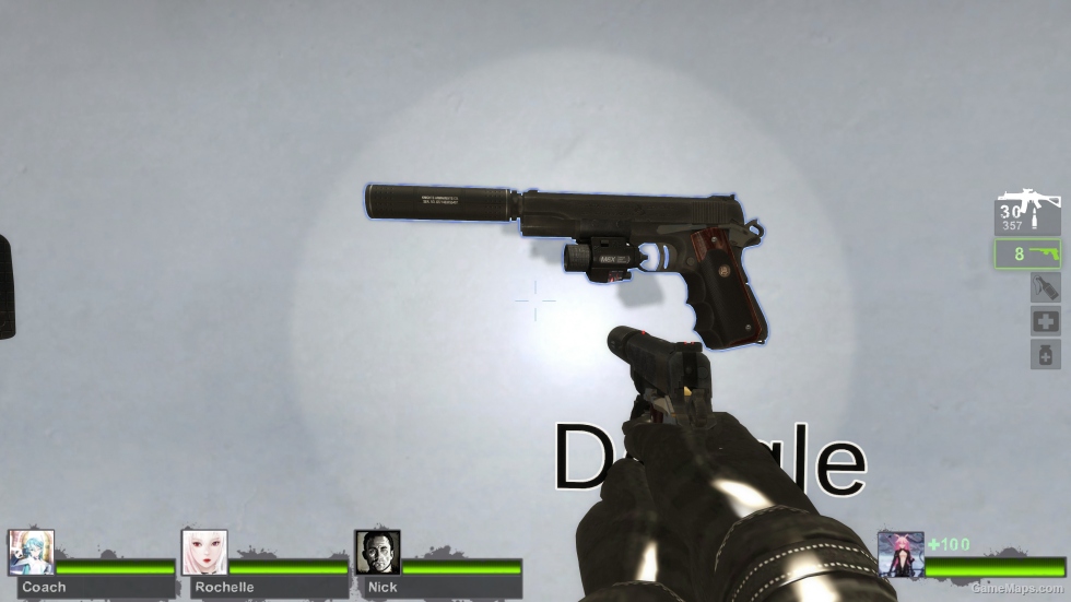 Setesh (suppressed) laser off Ver (Magnum Pistol)
