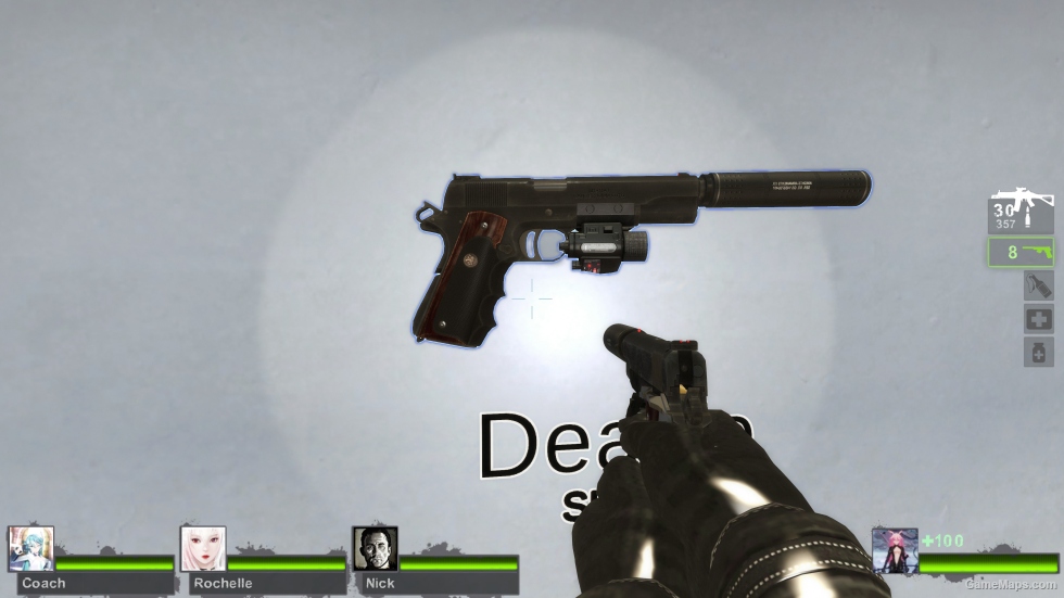 Setesh (suppressed) laser off Ver (Magnum Pistol)