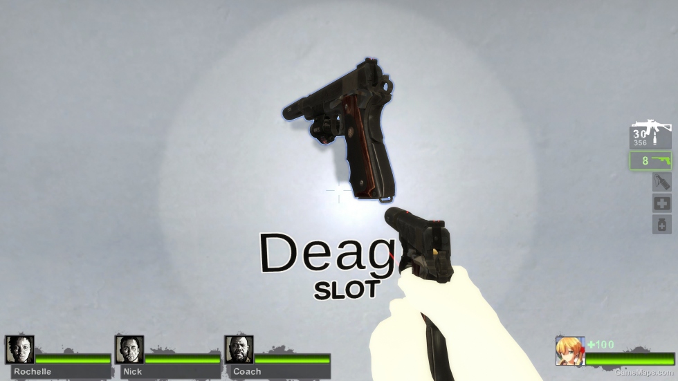 Setesh (suppressed) laser on Ver (Magnum Pistol)