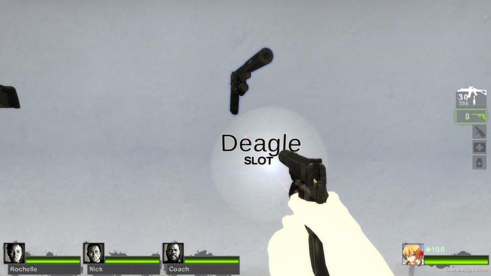 Setesh (suppressed) laser on Ver (Magnum Pistol)