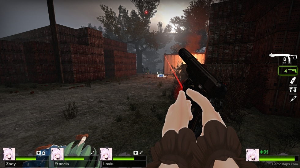 Setesh (suppressed) laser on Ver (Magnum Pistol)