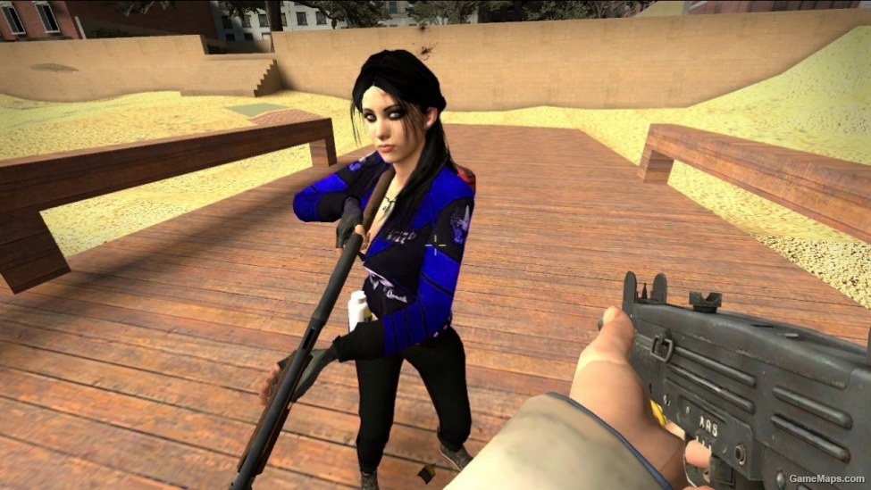 Sexy Badass Zoey blue (redux)