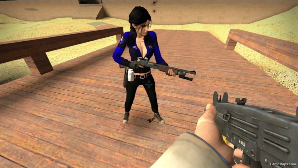 Sexy Badass Zoey blue (redux)