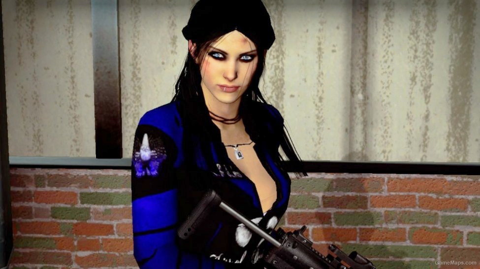 Sexy Badass Zoey blue (redux)