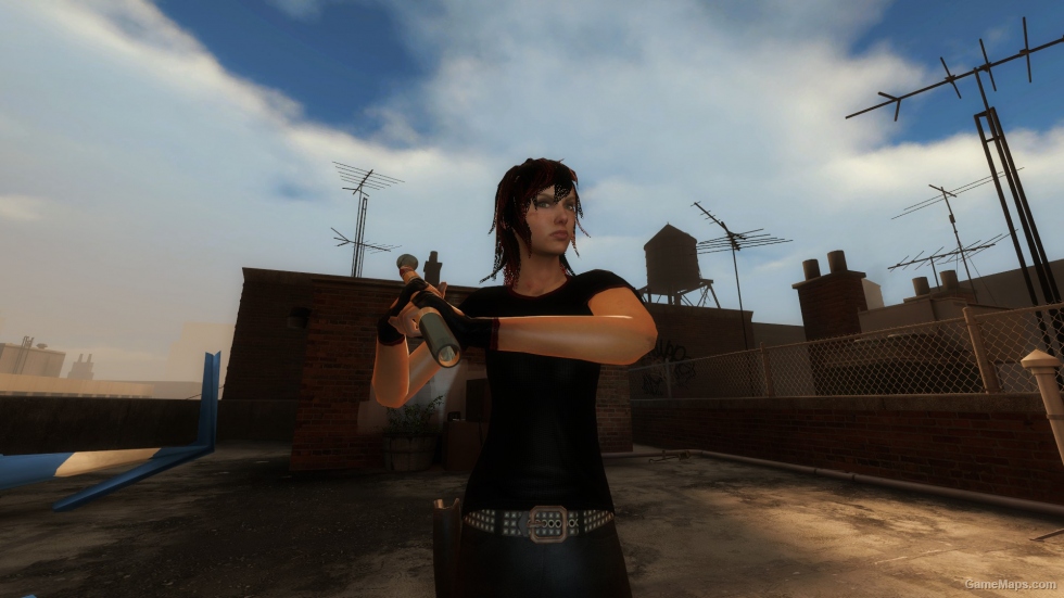 Sexy Punk Zoey (arms rig fixes)