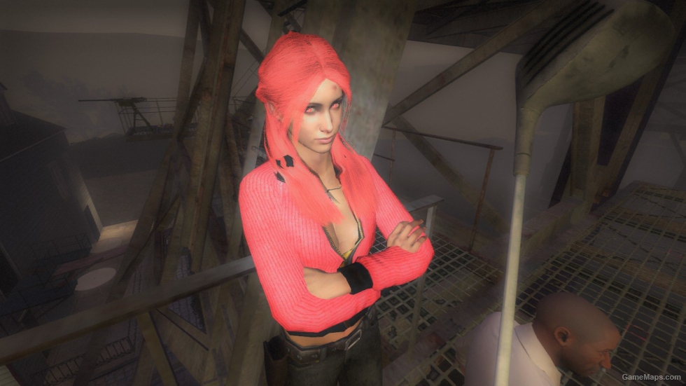 Sexy Zoey Pink Sweater (Hair and Eyes)