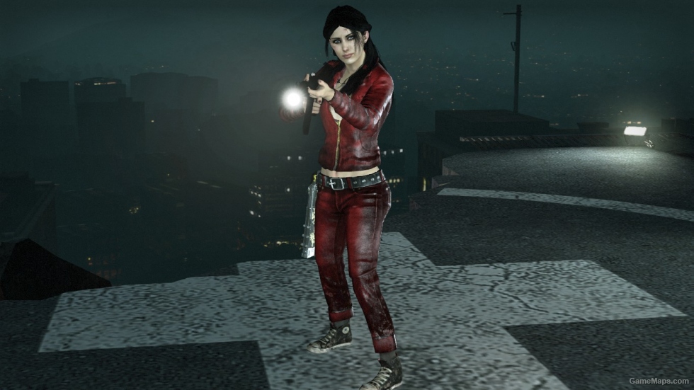 Sexy Zoey Red Leather