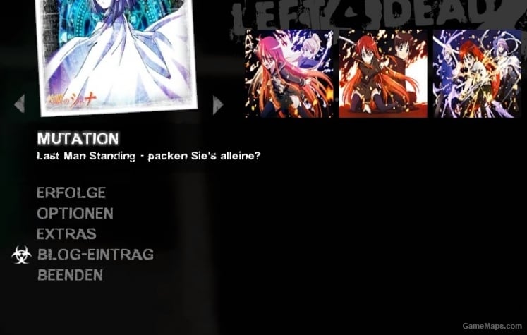 Shakugan no shana Menu