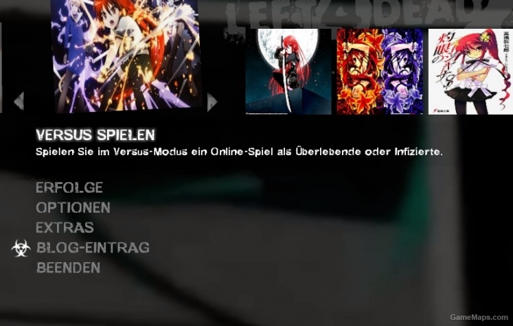 Shakugan no shana Menu