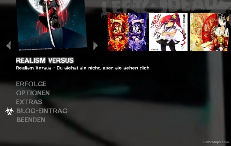 Shakugan no shana Menu