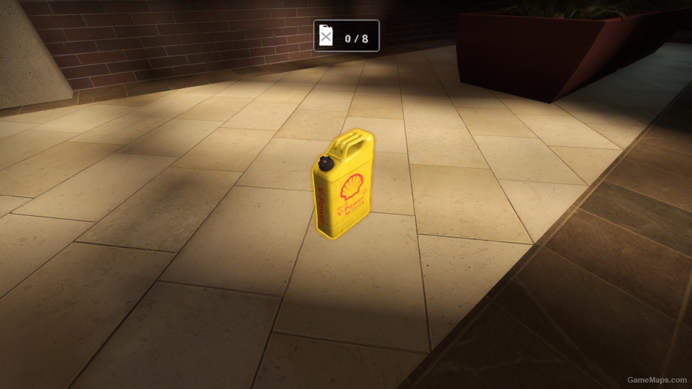 Shell yellow gas can