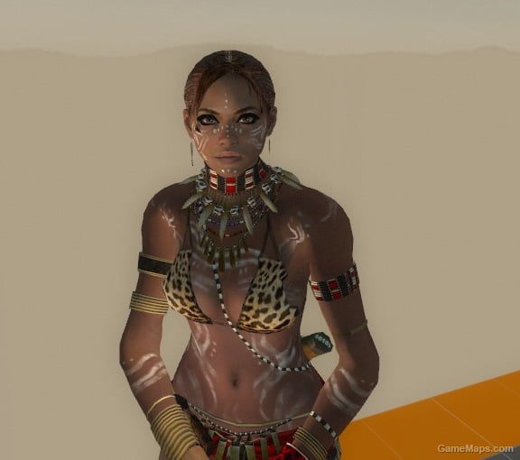 Sheva Alomar with tribal costume replaces Rochelle