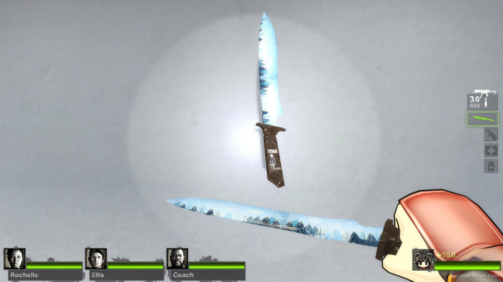 Shirakami Fubuki knife v2 [request]