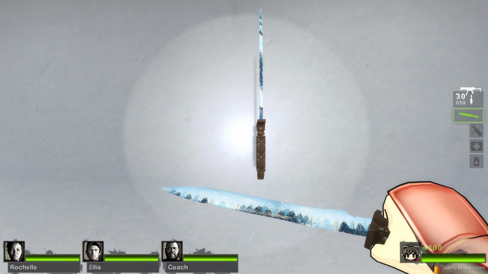 Shirakami Fubuki knife v2 [request]