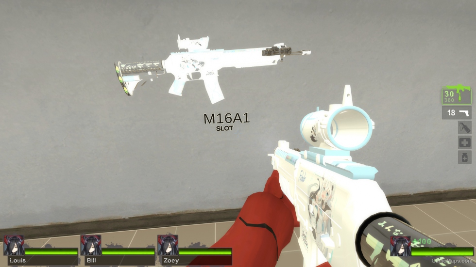 Shirakami Fubuki M16 [request] - Sound fix Ver