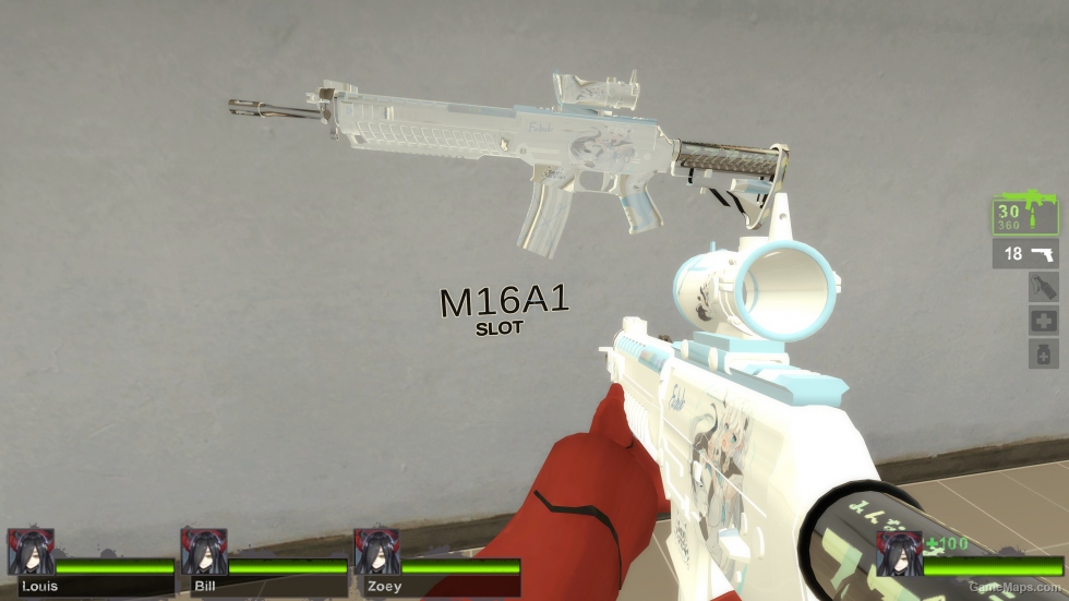 Shirakami Fubuki M16 [request] - Sound fix Ver