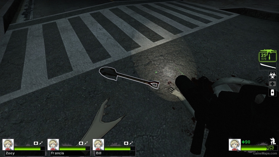 Shovel (Cricket Bat) (Sound Add Ver) (Mod) for Left 4 Dead 2