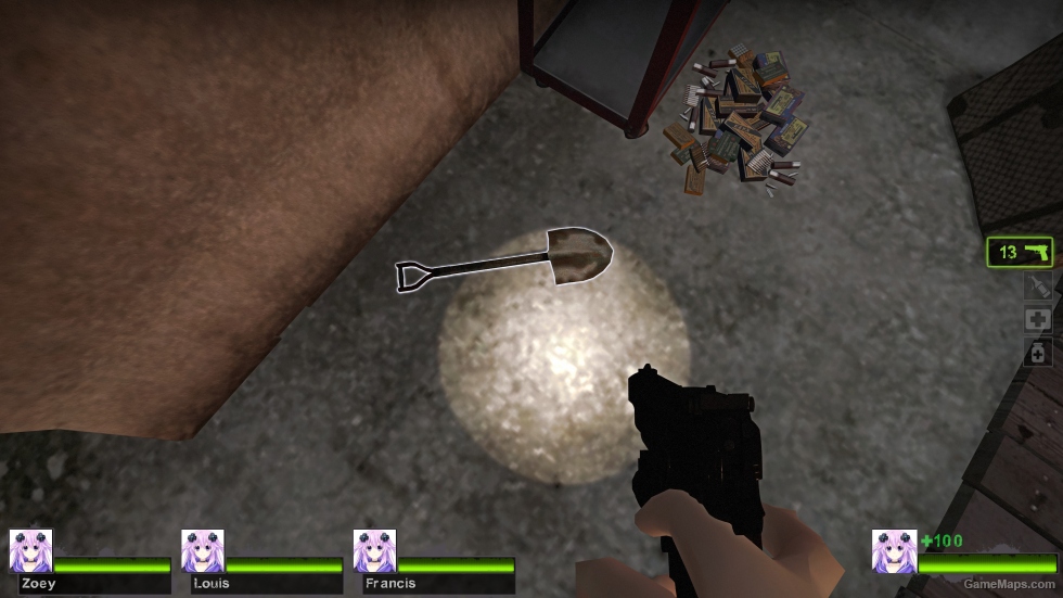 Shovel (Cricket Bat) (Sound Add Ver) (Mod) for Left 4 Dead 2