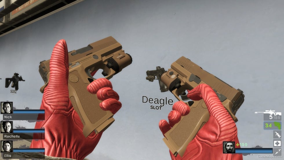 SigSaure P320 sand version (9mm Pistol) v2 [Sound fix Ver]