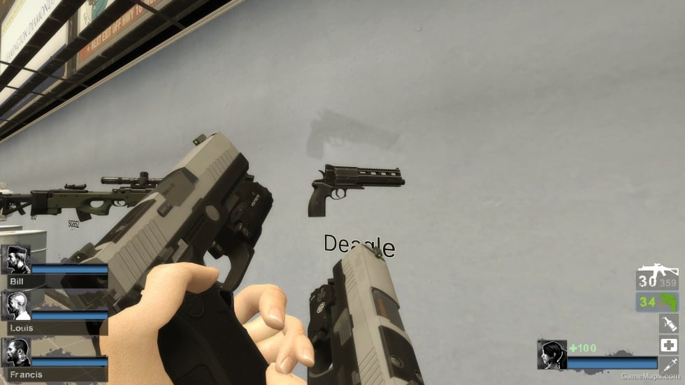 SigSaure P320 Ver2 black silver version (9mm Pistol) v2 [Sound fix Ver]