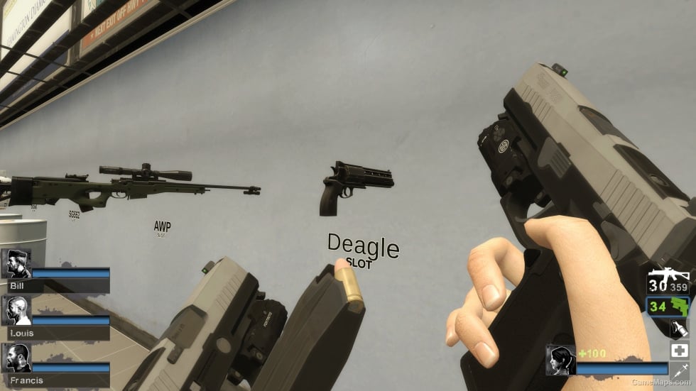SigSaure P320 Ver2 black silver version (9mm Pistol) v2 [Sound fix Ver]