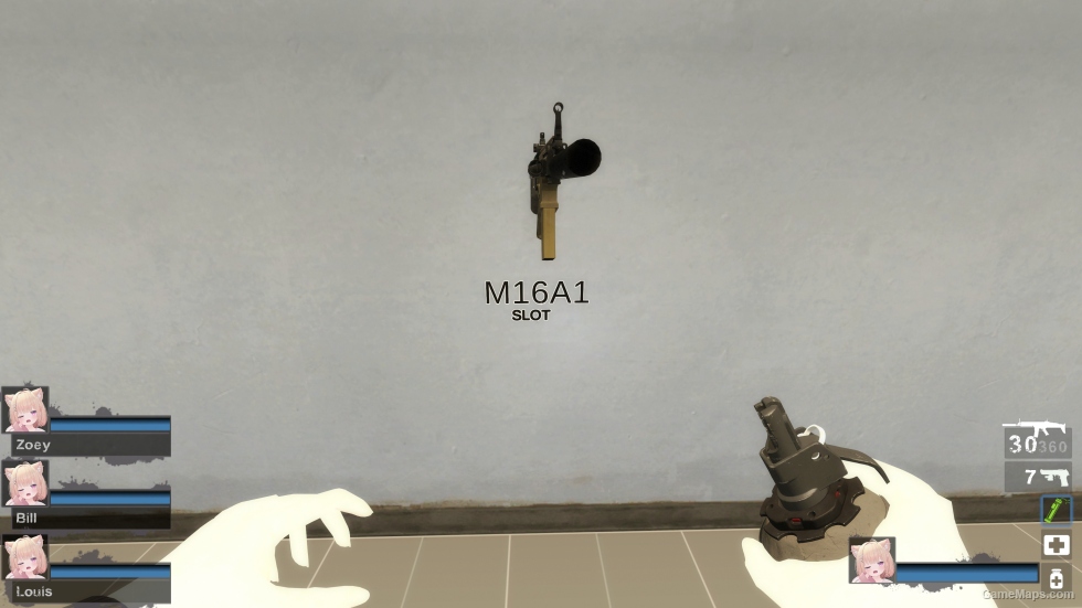 Silenced MK16 PDW (M16A2)
