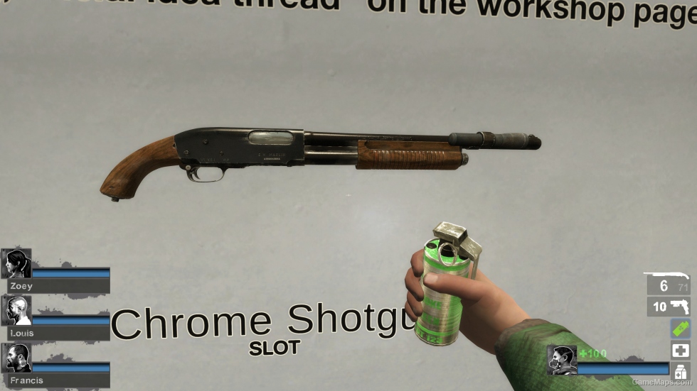 Silent Hill 2 Remake - Pump Shotgun [chrome shotgun] (request)