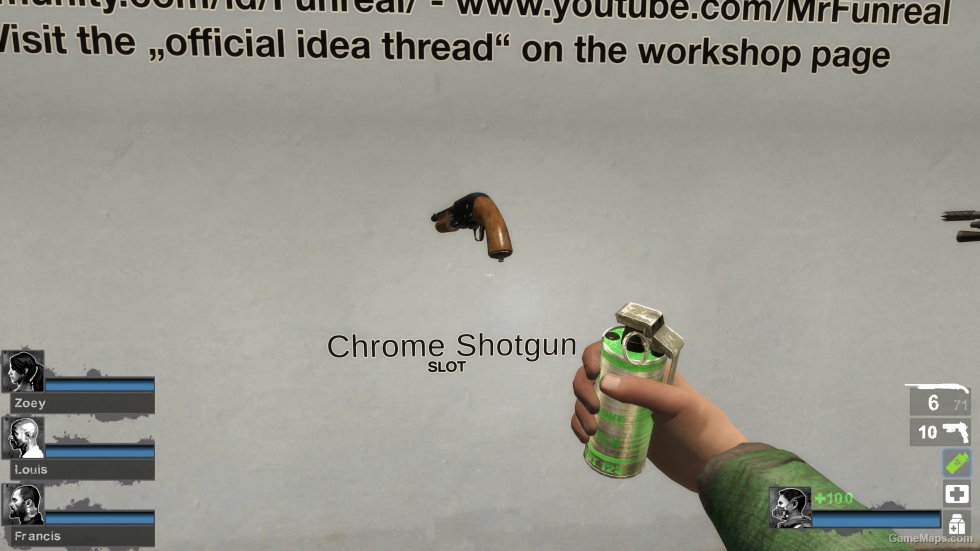 Silent Hill 2 Remake - Pump Shotgun [chrome shotgun] (request)