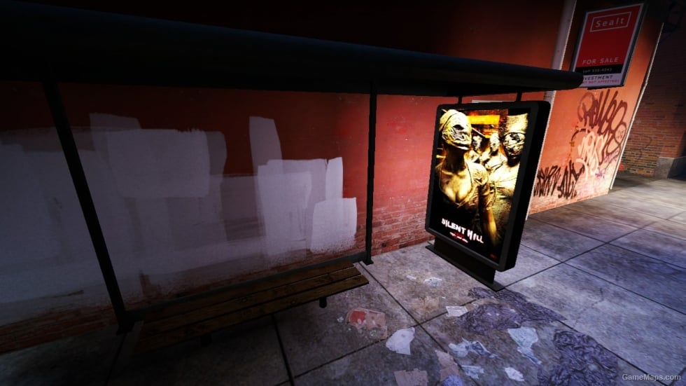 Silent Hill Bus Stop Ad