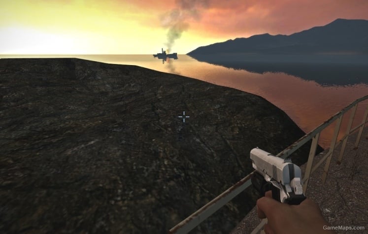 Silver 1911 (Ported to L4D2) - Zoey holding the Silver 1911 (Default Animations) Silver 1911 (Ported to L4D2)