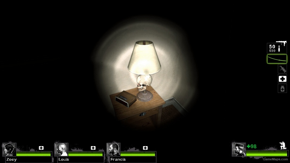 Skull Head Lamp