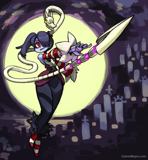 Skullgirls Squigly (over rochelle) Beta