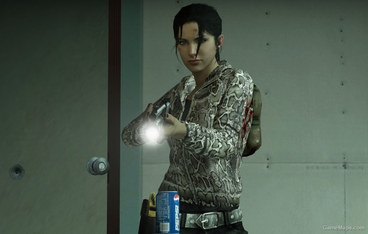 Snakeskin Coat White Zoey Body
