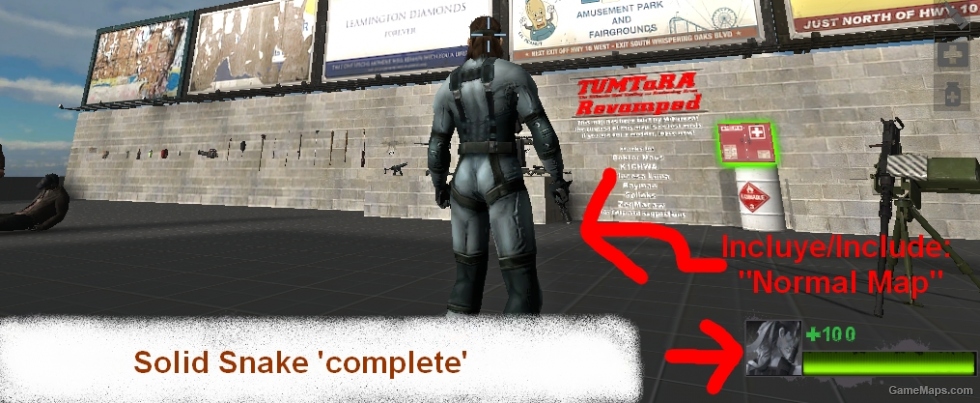 Solid Snake as Nick 'complete'