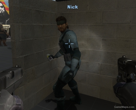 Solid Snake as Nick 'complete'