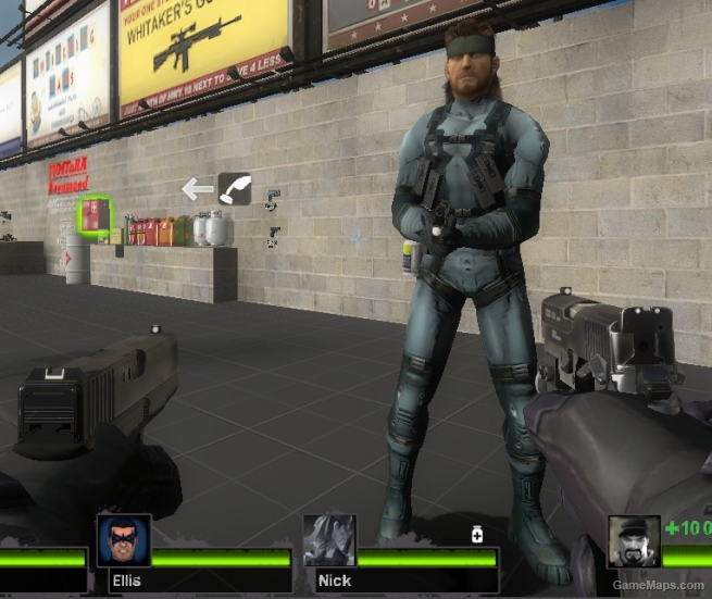 Solid Snake as Nick 'complete'