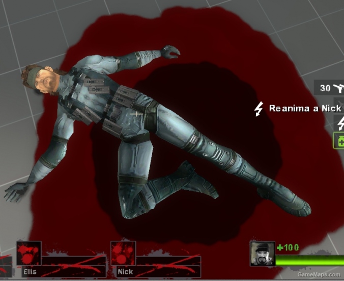 Solid Snake as Nick 'complete'