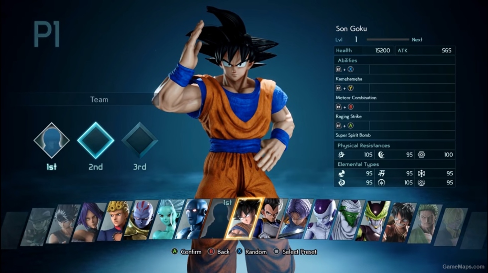 Son Goku Jump Force Replace Ellis 2.0
