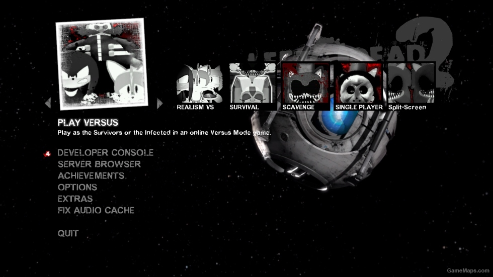 Sonic.EXE: The Disaster Menu icons