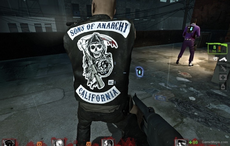 Sons of Anarchy vest for Francis (Left 4 Dead 2) - GameMaps
