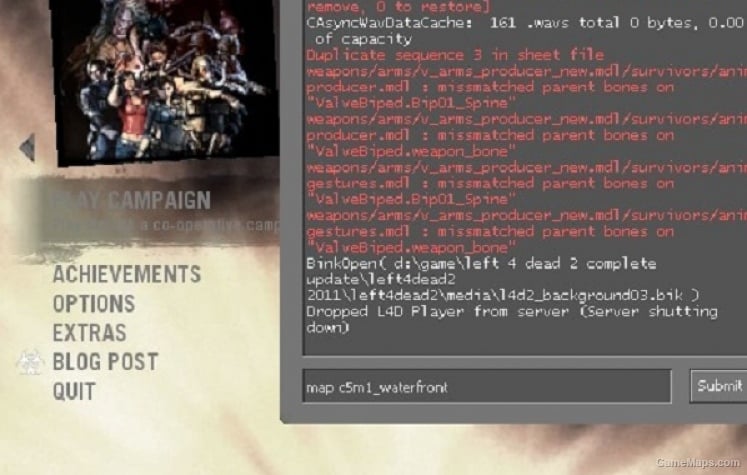 Spawning L4D1 Survivors in L4D2 - load a map using console Spawning L4D1 Survivors in L4D2