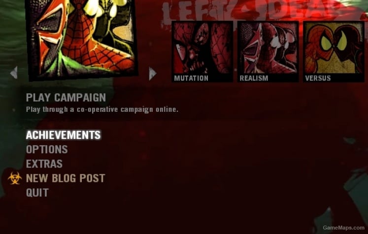 Spiderman Menu Mode